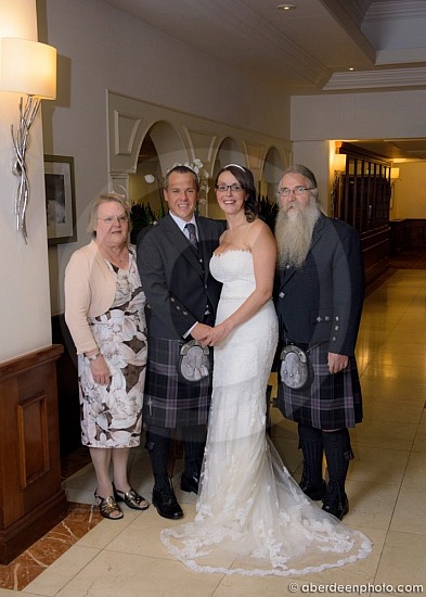 2014, November 1st - Laura and Marc at Thistle Altens Hotel