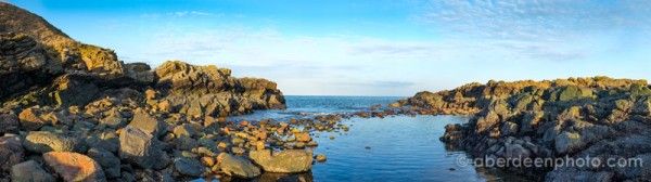 Taken at Cove, this 180 degree panorama was created in the camera.