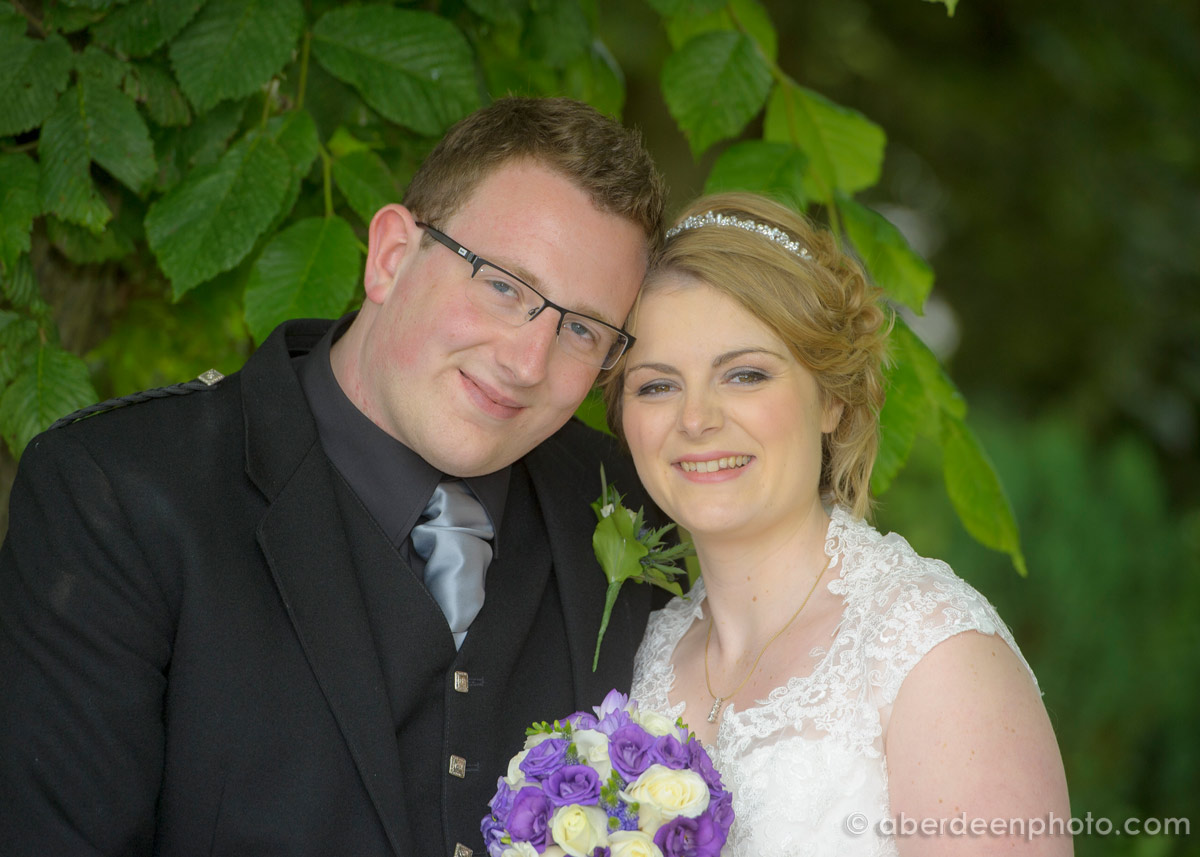 July 31st – Heather and Sam at Meldrum Church