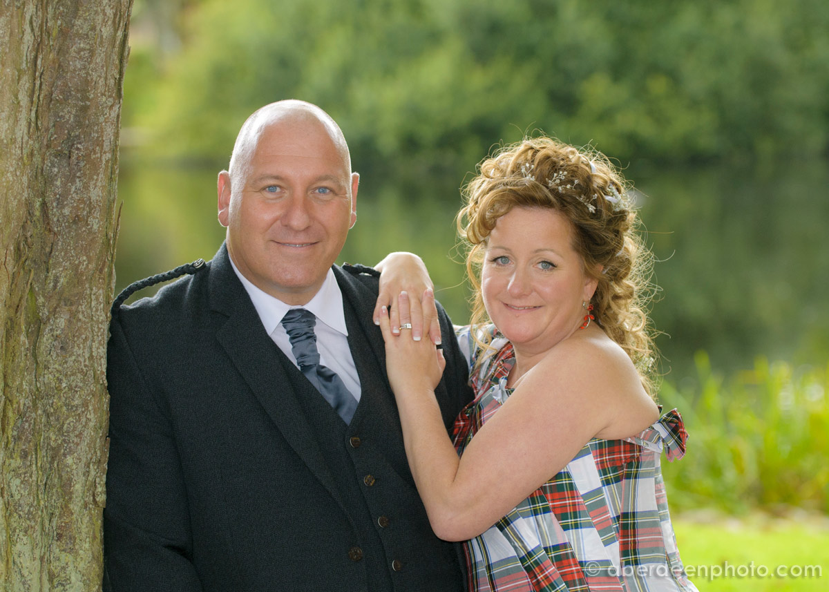 August 31st – Selina and Mark at Meldrum House Hotel