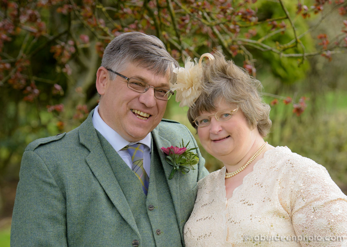 May 7th –  Lorna and Stephen at Newmachar Church