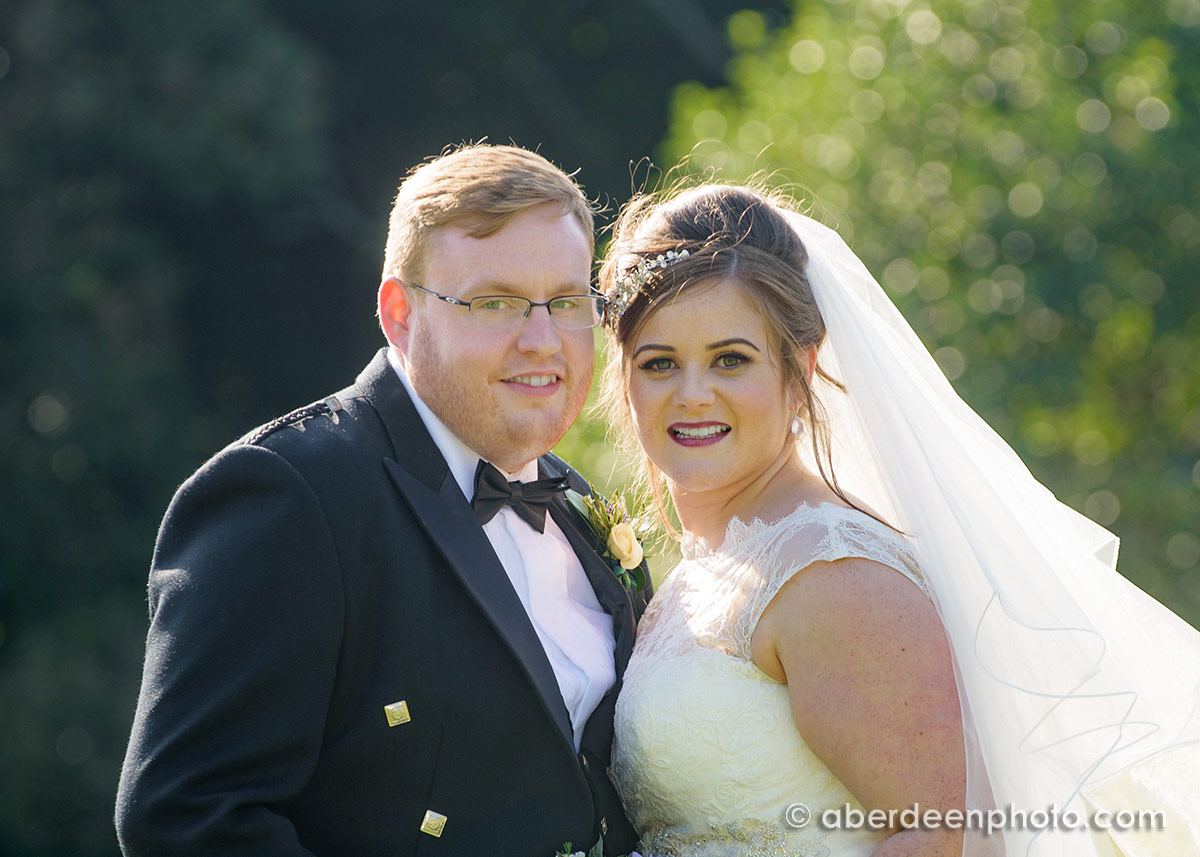 September 2nd – Kim and Andrew at Ardoe House Hotel