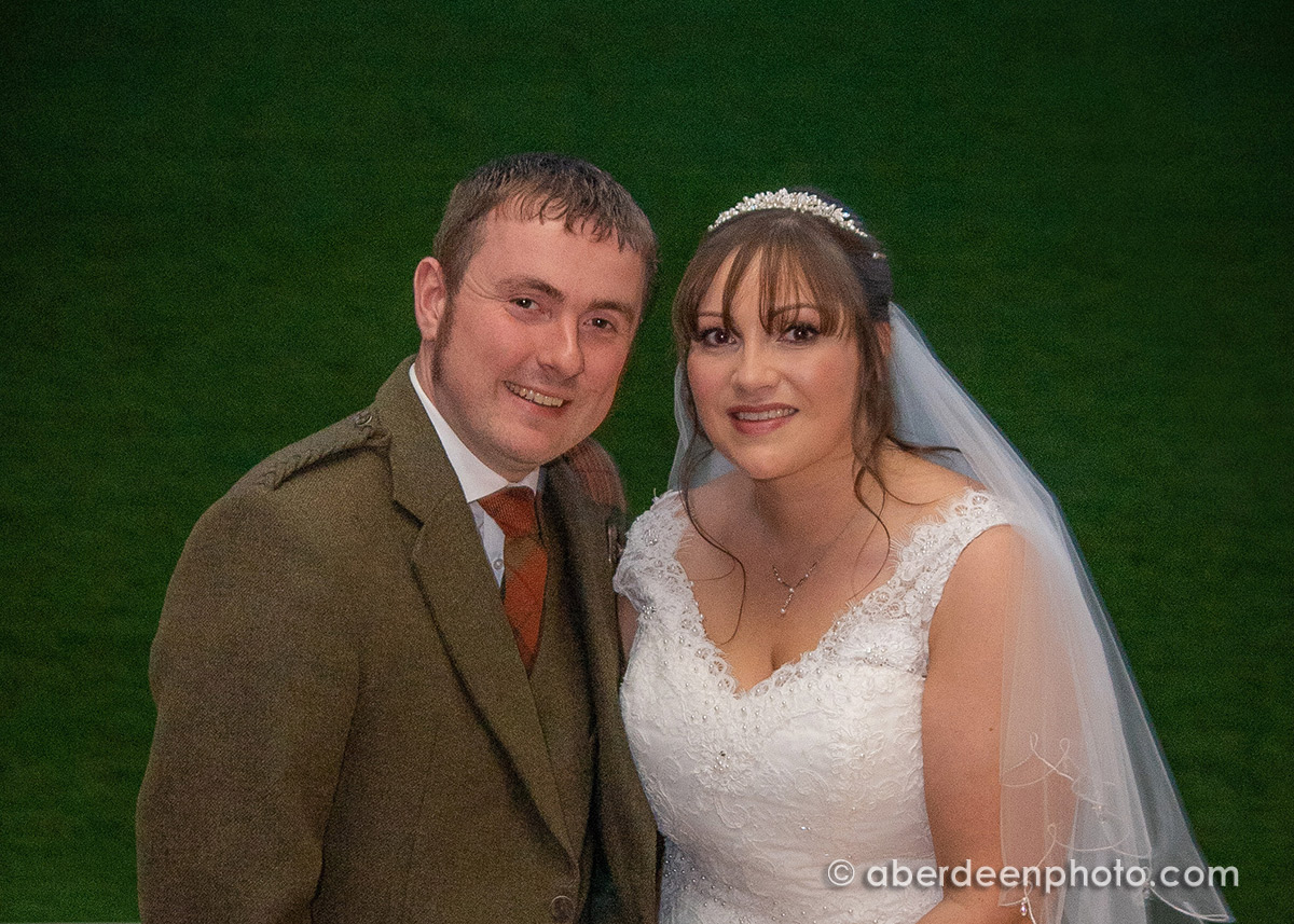 October 6th – Alan and Natalie Wedding Reception at Pittodrie Stadium