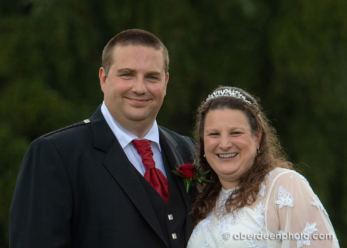 August 10th – Helen and Simon at Ballogie House