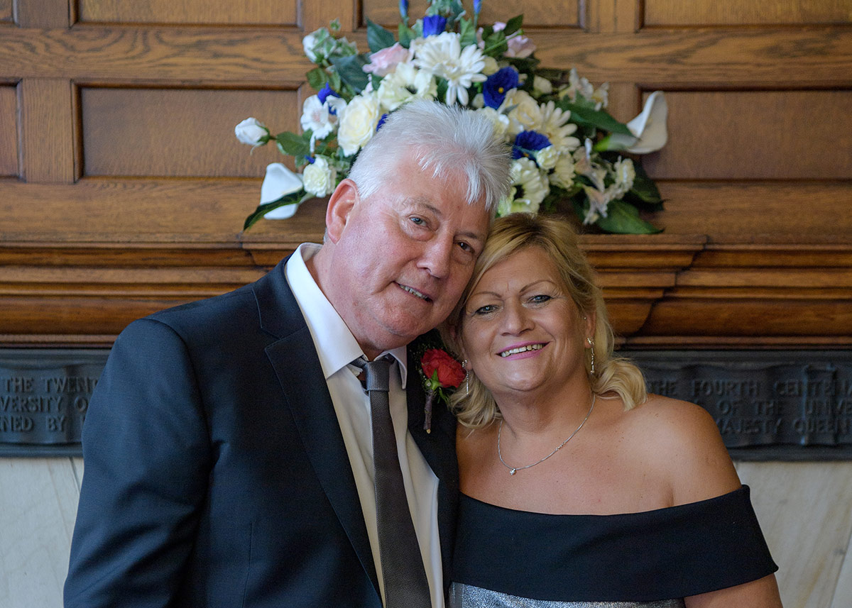 March 8th – Sandra and Joseph at Marischal College